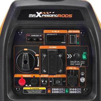 3500W Générateur Inverter LPG/Essence de puissance portable for Camping car