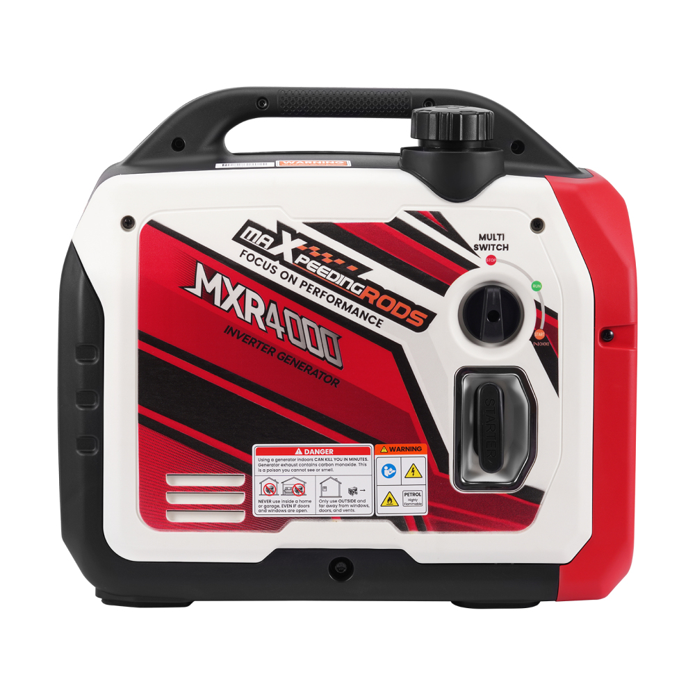 Silent Generators Portable 3.5KW Rated Bluetooth Petrol Digital Meter Camping