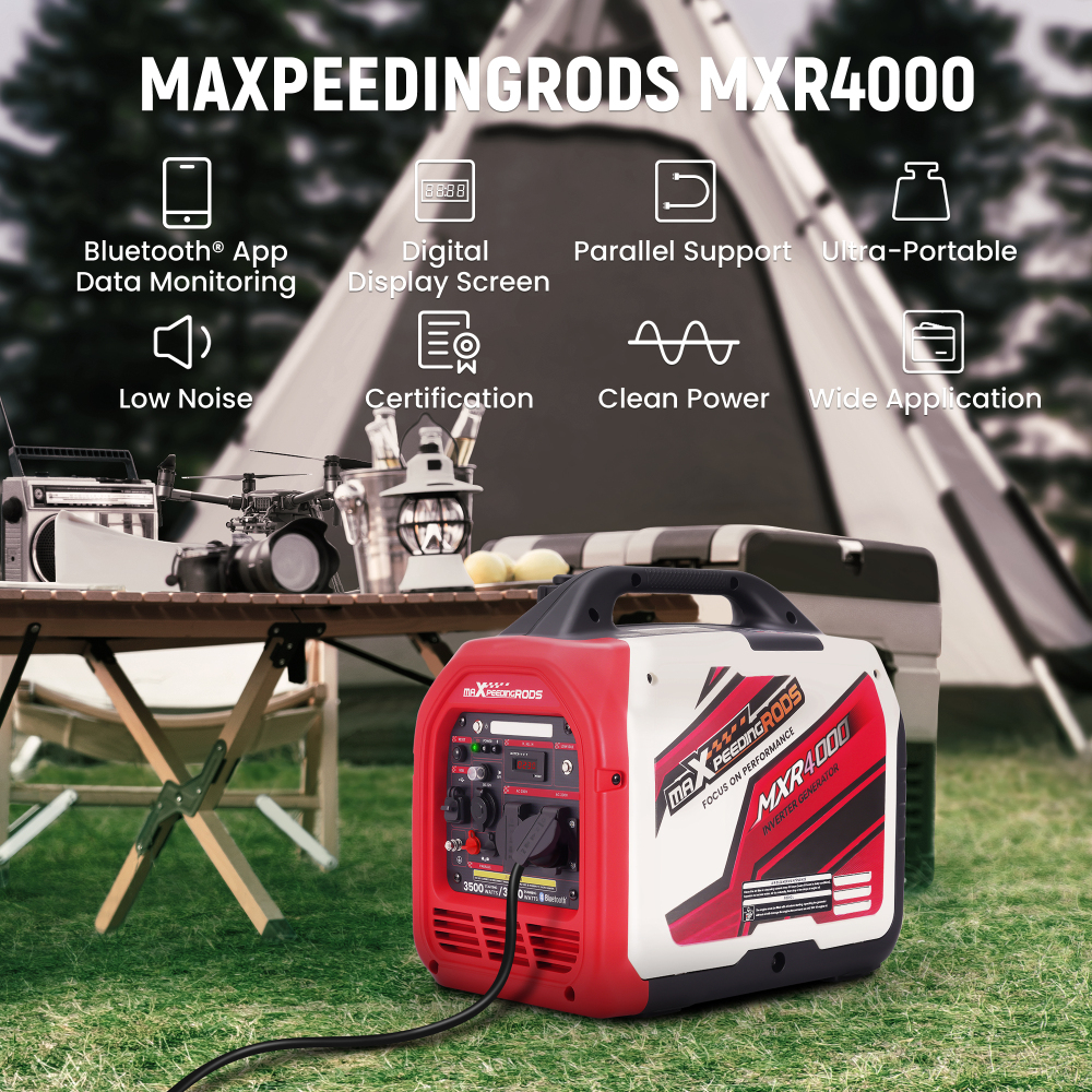 3.5KW Benzina Generatore inverter Portatile Silenzioso 58dB Monitoraggio APP