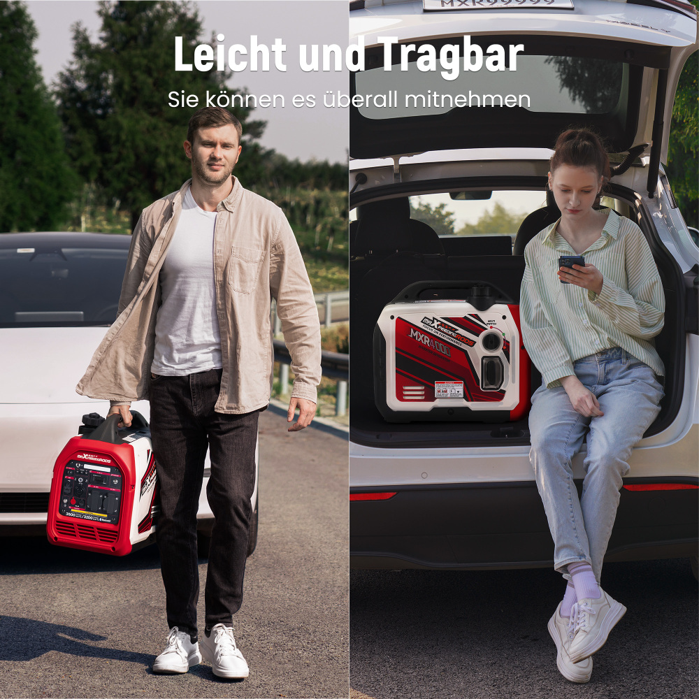 3.5KW Benzina Generatore inverter Portatile Silenzioso 58dB Monitoraggio APP