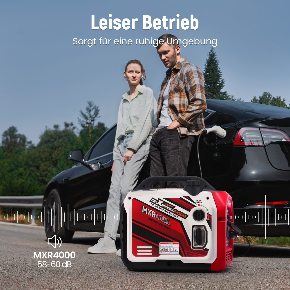 3.5KW Benzina Generatore inverter Portatile Silenzioso 58dB Monitoraggio APP