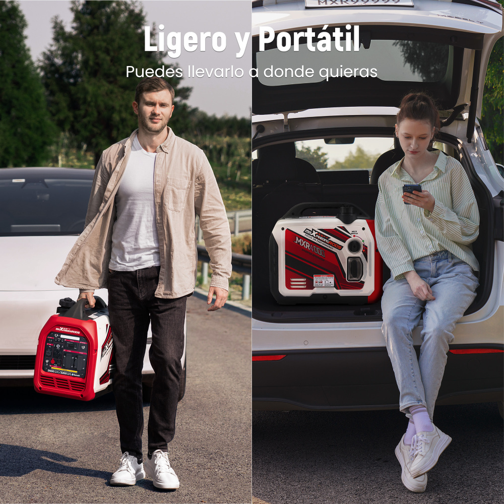 3.5KW Benzina Generatore inverter Portatile Silenzioso 58dB Monitoraggio APP