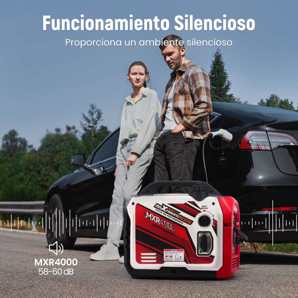 3.5KW Benzina Generatore inverter Portatile Silenzioso 58dB Monitoraggio APP