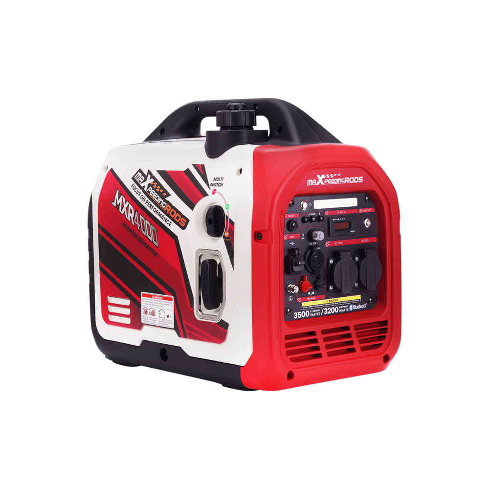 Générateur Inverter MXR4000 Essence 3500W – Silencieux, Léger, Mode Éco – Idéal CampingSecours
