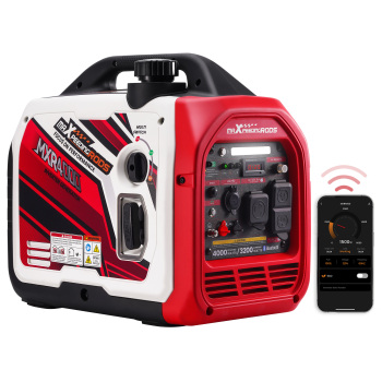 4000W Gas Generator Inverter Portable for Home Camping EV-Charging w/ Bluetooth