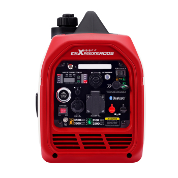 Gasolina/LPG 3500W Generador Inversor Portátil 24kg Bluetooth/Eléctrico Arranque