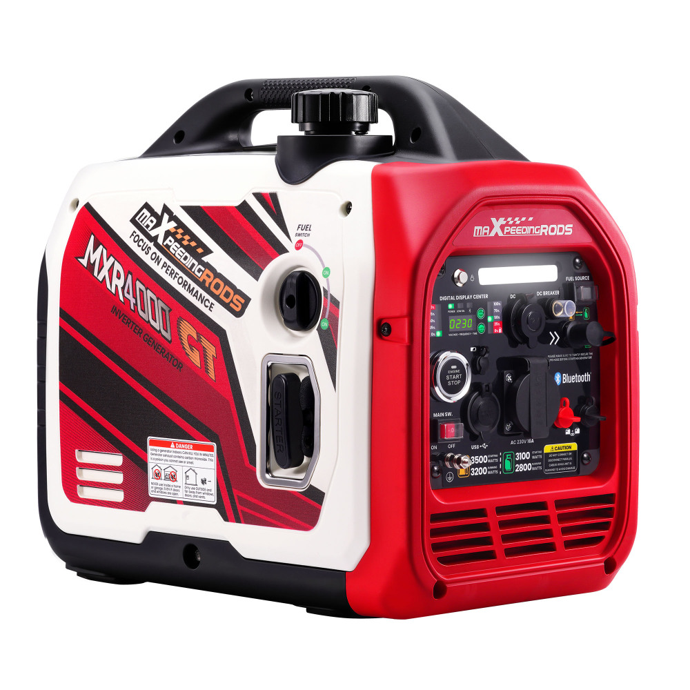 LPG/Benzina Generatore inverter Bluetooth/Elettrico Avviamento Silenzioso 58dB