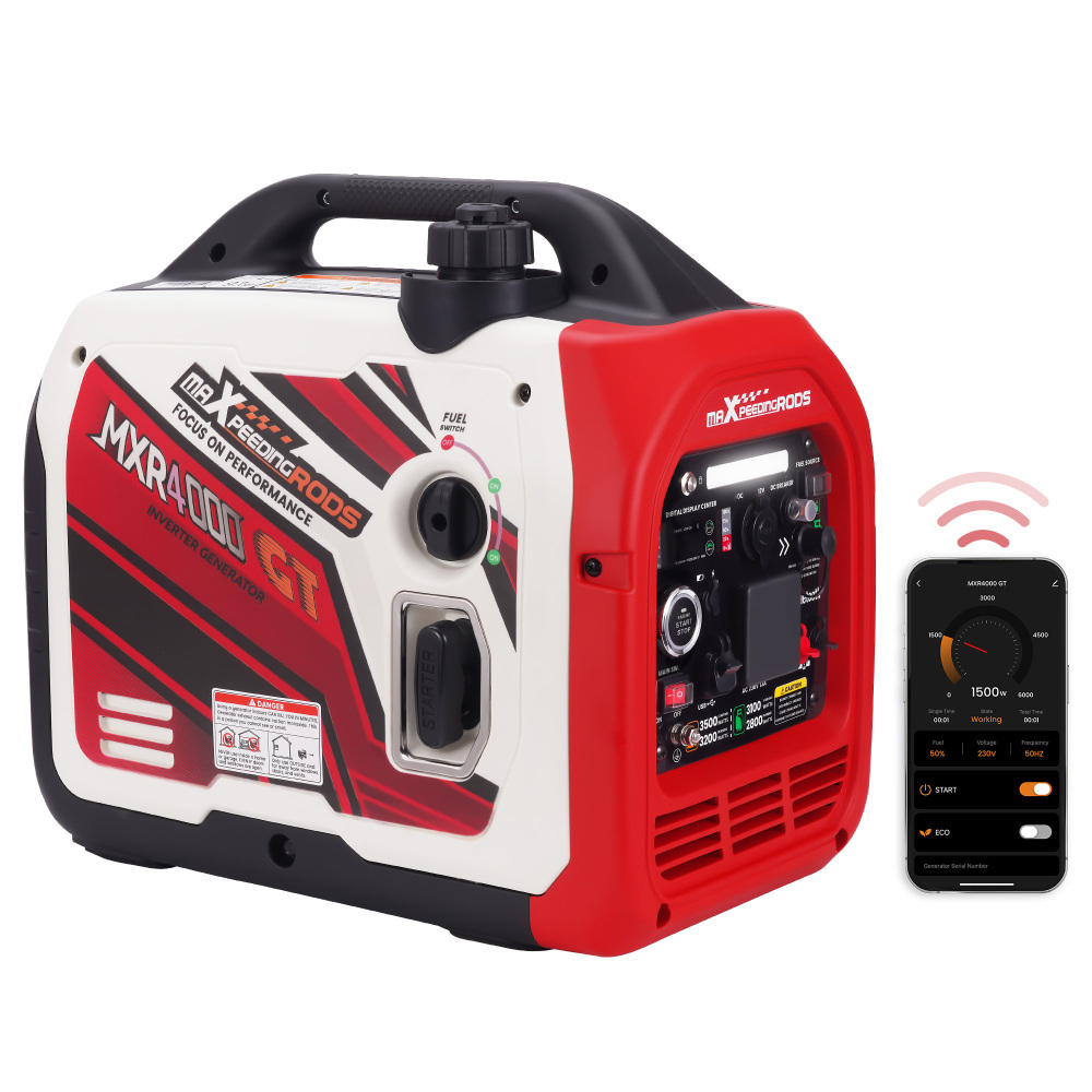 3500W Dual Fuel LPG Inverter Generator Portable Electric Start +App Start