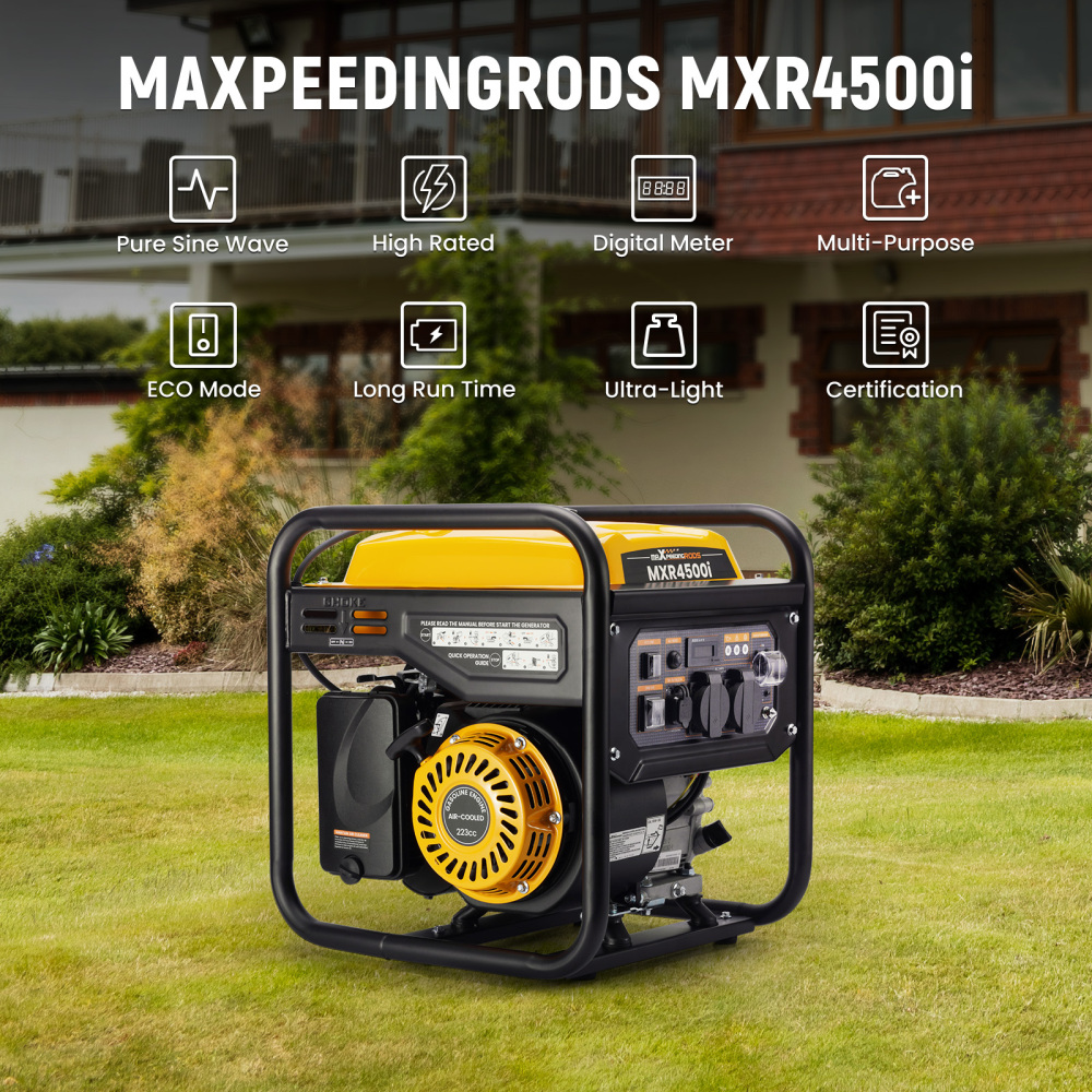 Inverter Generator 3.8KW Max pure sine wave 3.5 kw generator Portable Camping