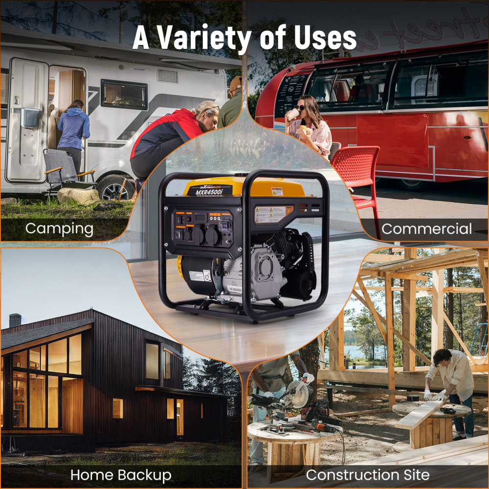 Inverter Generator 3.8KW Max pure sine wave 3.5 kw generator Portable Camping