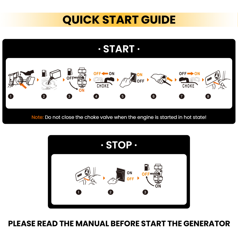 groupe electrogene silencieux à l'essence 3,5KW 4 temps générateur Inverter