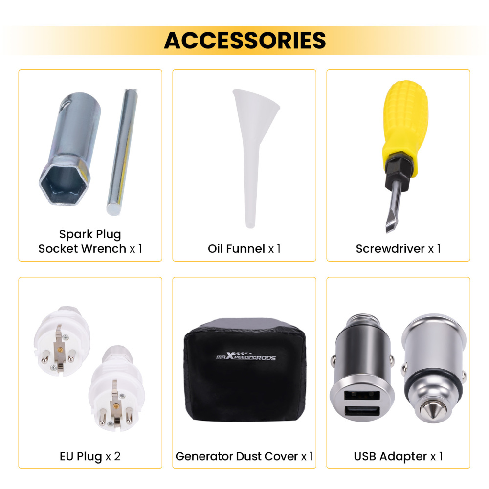 groupe electrogene silencieux à l'essence 3,5KW 4 temps générateur Inverter