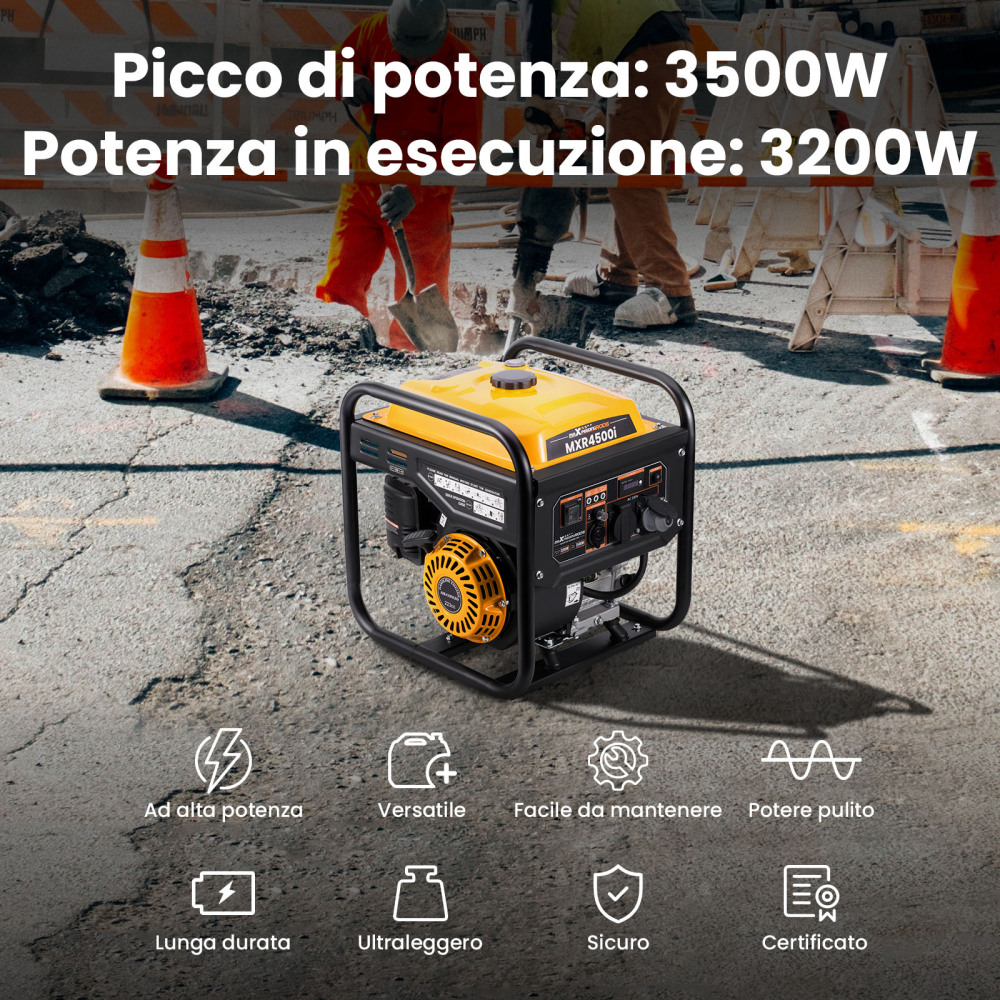 3500w Benzina Inverter Portatile Silenzioso Generatore Per Campeggio Allaperto