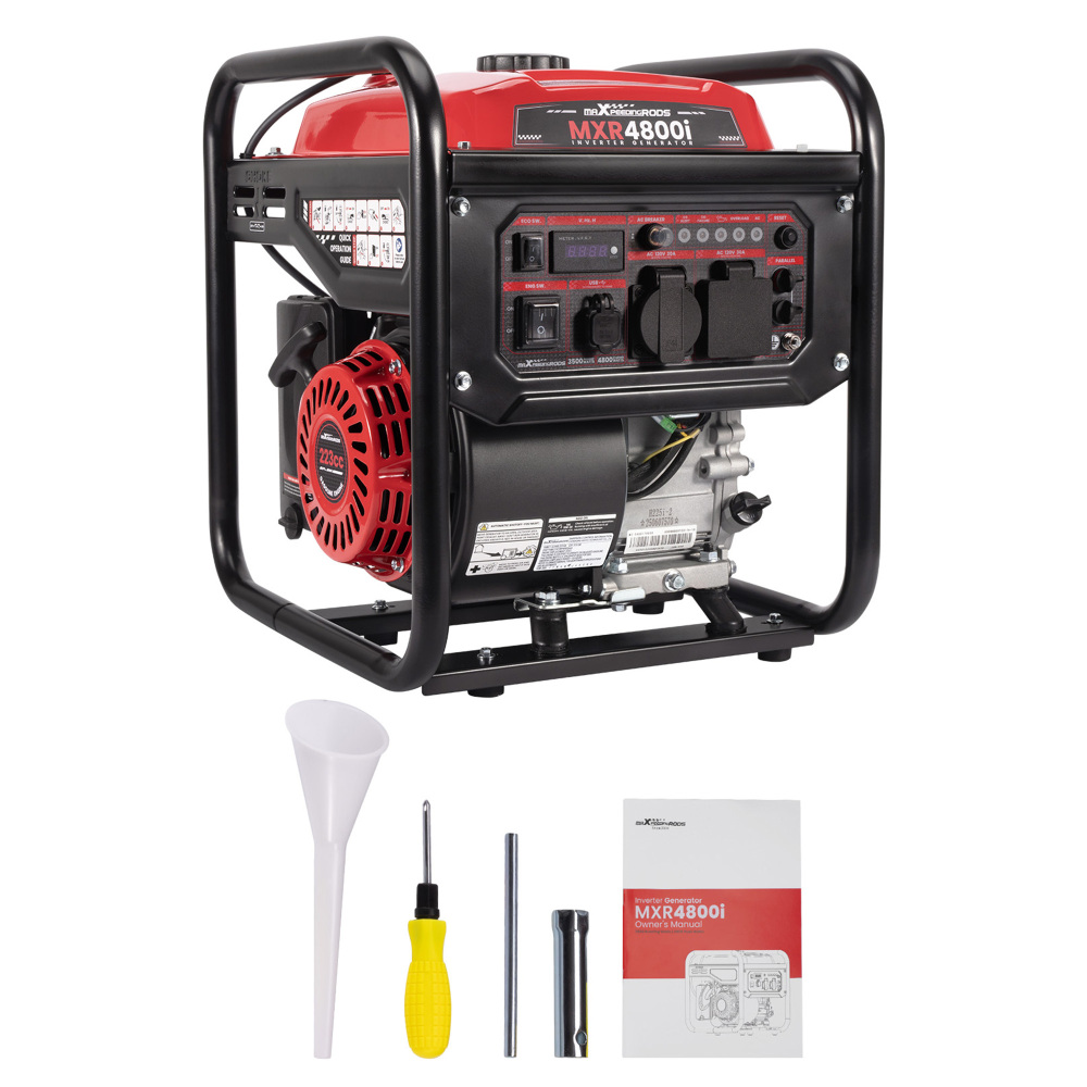 4800W Peak 3500W Rated Portable Generator with Low Oil Alert Parallel Ready