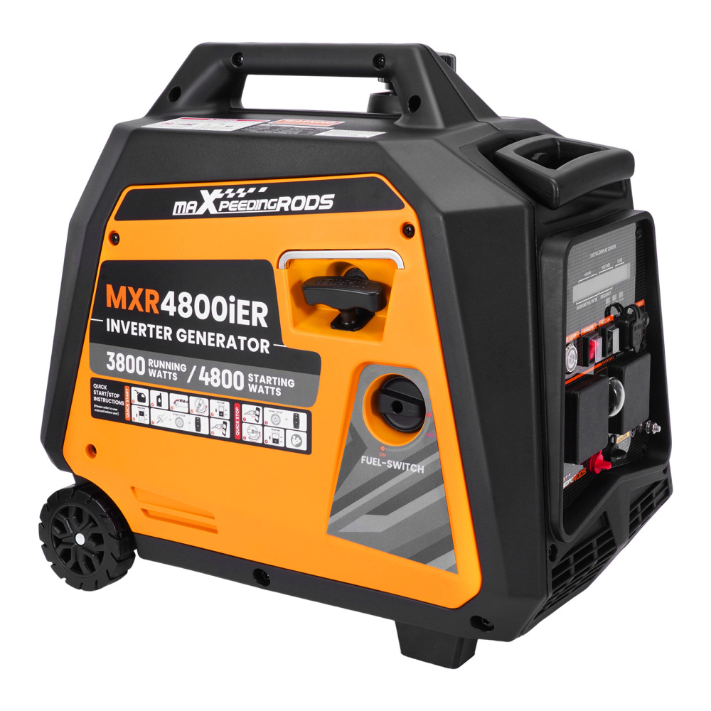 Inverter Generator 4800W Max Petrol Silent portable Electric Start for Camping