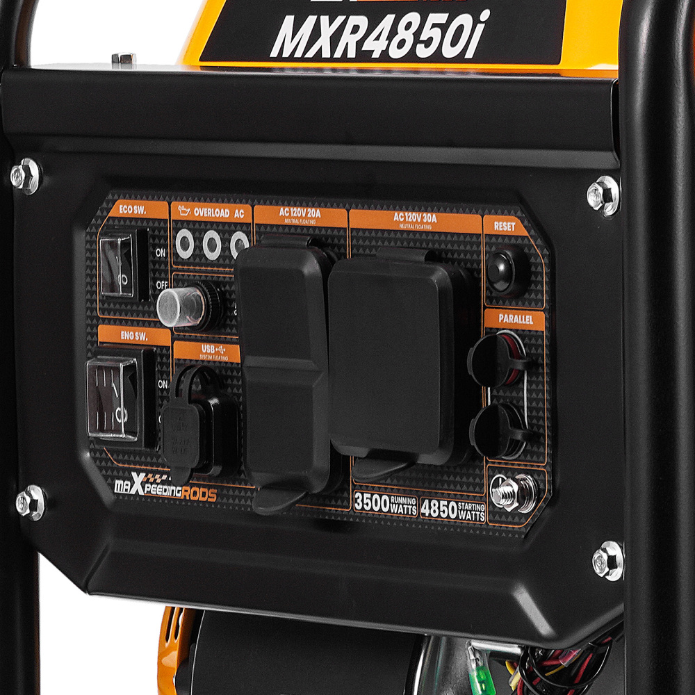 4850W Portable Inverter Generator Gas Powered Quiet for Home Backup Construction