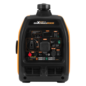 Dual Fuel Inverter Generator 5000W Portable Gasoline/LPG Generator Home Backup