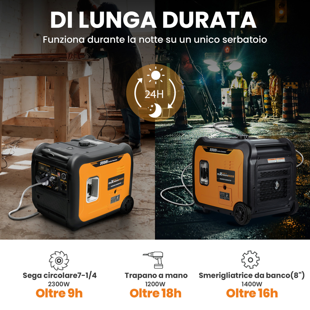 Generatore Di Corrente Portatile 5.5kw 5kw Alimentazione Domestica Di Riserva