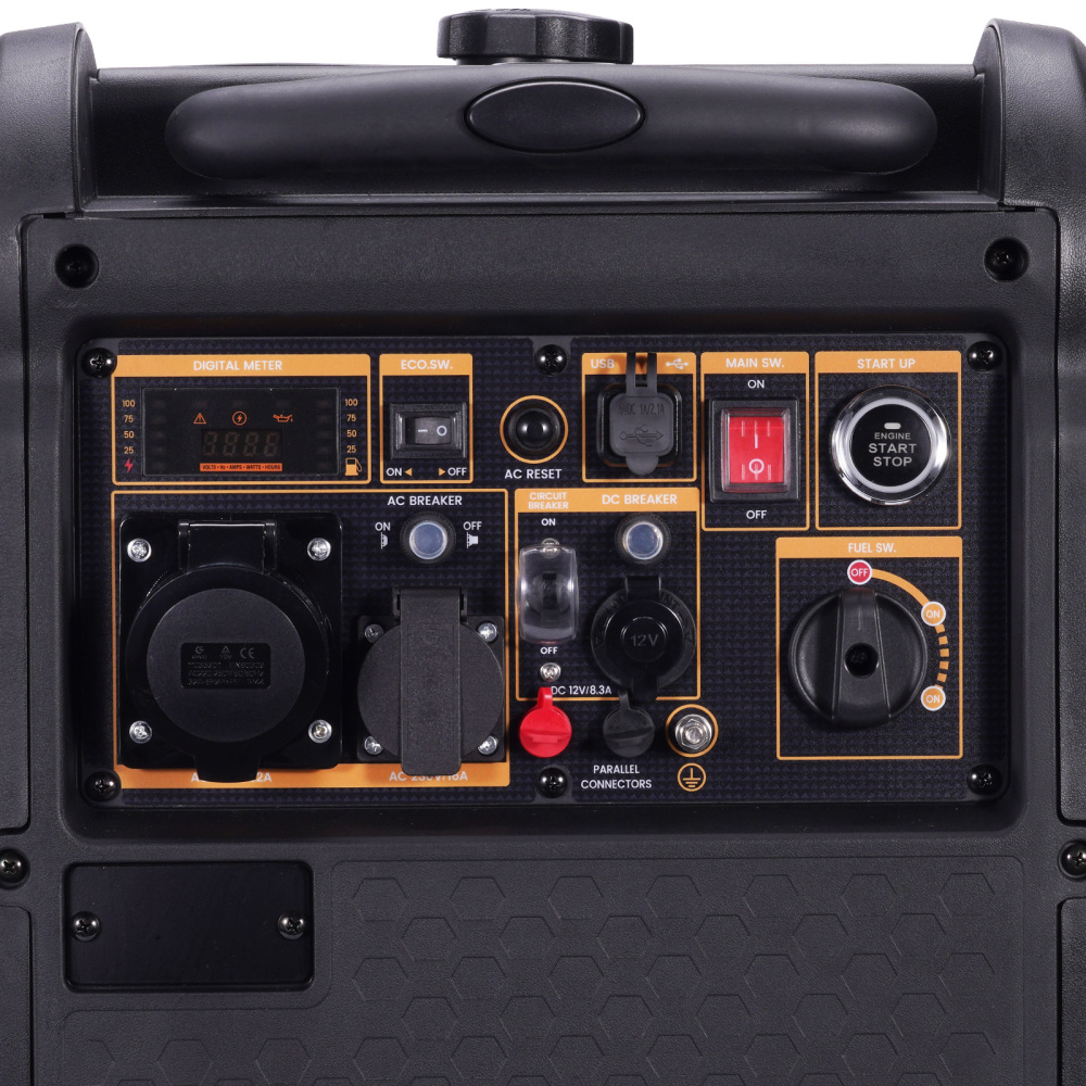 5kw 5.5kw Generador Inversor Silencioso Equipo Eléctrico Portátil for Exteriore