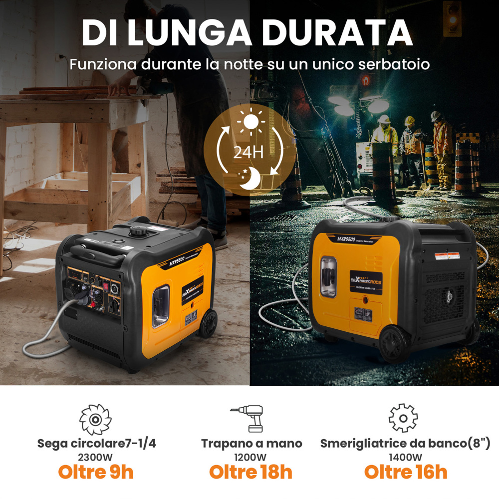 Generatore Di Corrente Portatile 5.5kw 5kw Alimentazione Domestica Di Riserva