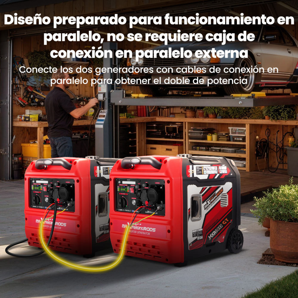 5000W/5500W Gasolina Generador Inversor Bluetooth/Eléctrico Arranque