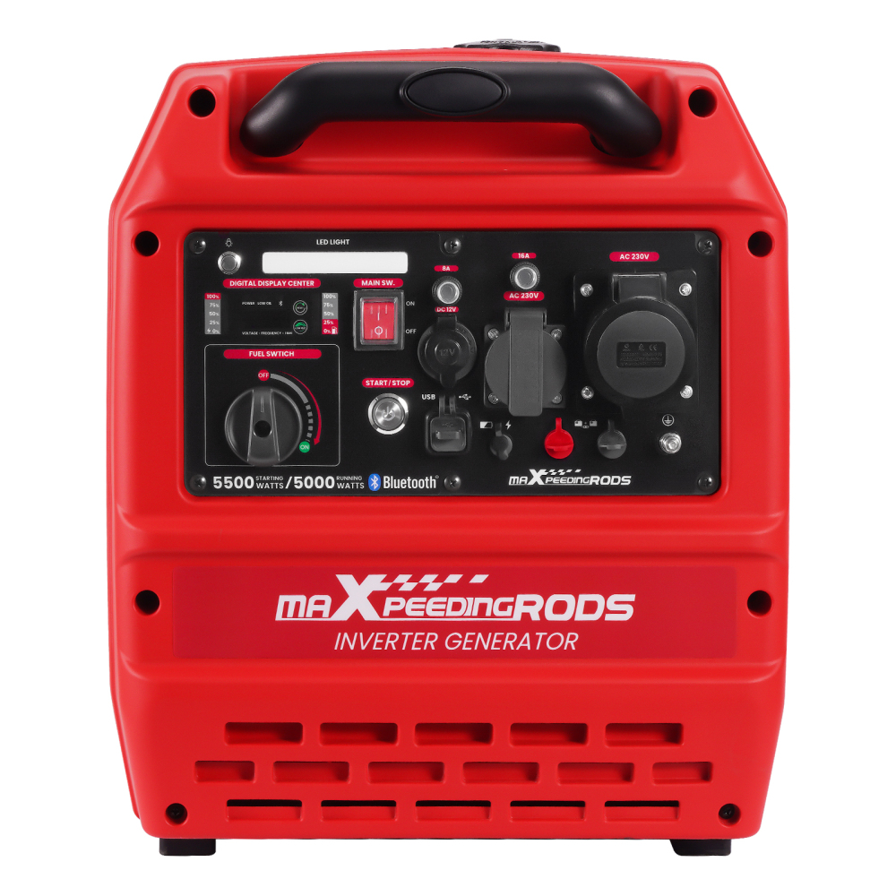 5.5KW Groupes électrogènes Inverter à essence 4 temps 230V Bluetooth for camping