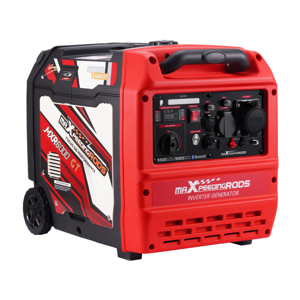 5.5KW Groupes électrogènes Inverter à essence 4 temps 230V Bluetooth for camping