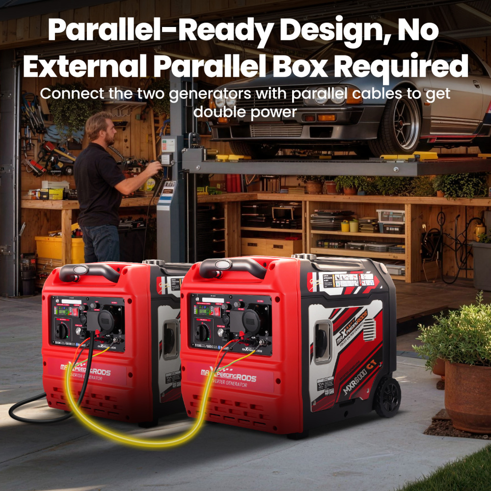 5000W 5500W Inverter Petrol Generator Portable App Start/E-Start/Recoil Start