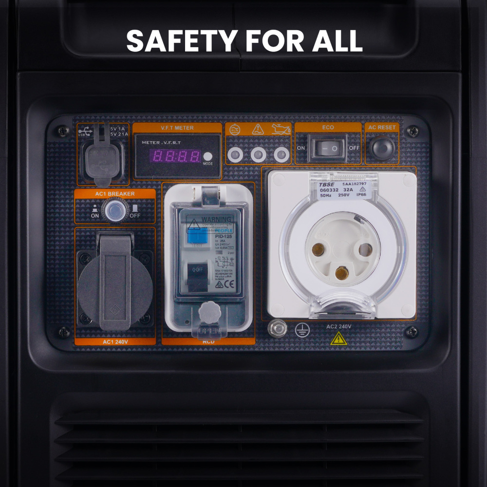 Inverter Generator 5.5KW Max 5.0KW Pure Sine Generators Portable Electric Start