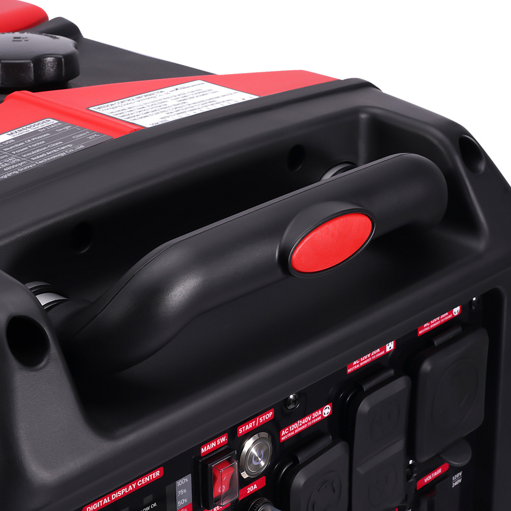 6900W Dual Fuel Quiet Gas/LPG Inverter Generator 120V/240V for Home Backup