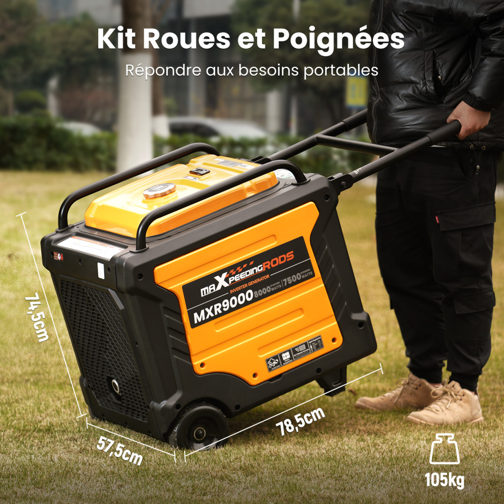 Groupe électrogène inverter à Lessence Generateur Electrique 8kw Pour Camping