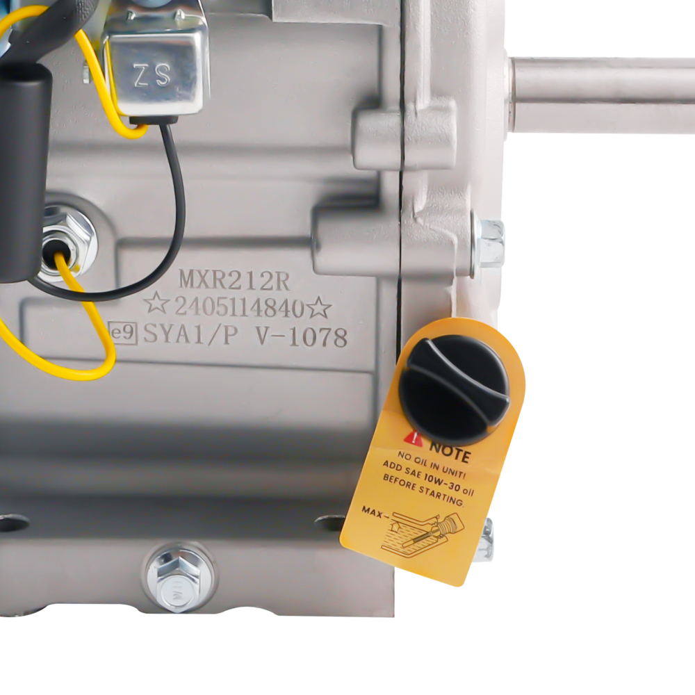 212cc 7HP petrol engine horizontal 4 Stroke OHV gasoline engine 3.6KW