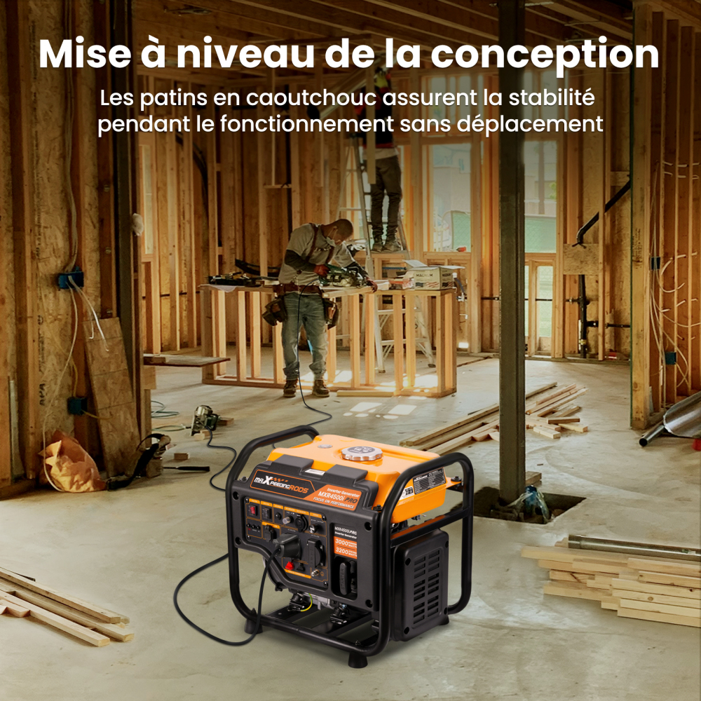 3,2KW Générateur Inverter Groupe électrogène à essence for Chantier camping