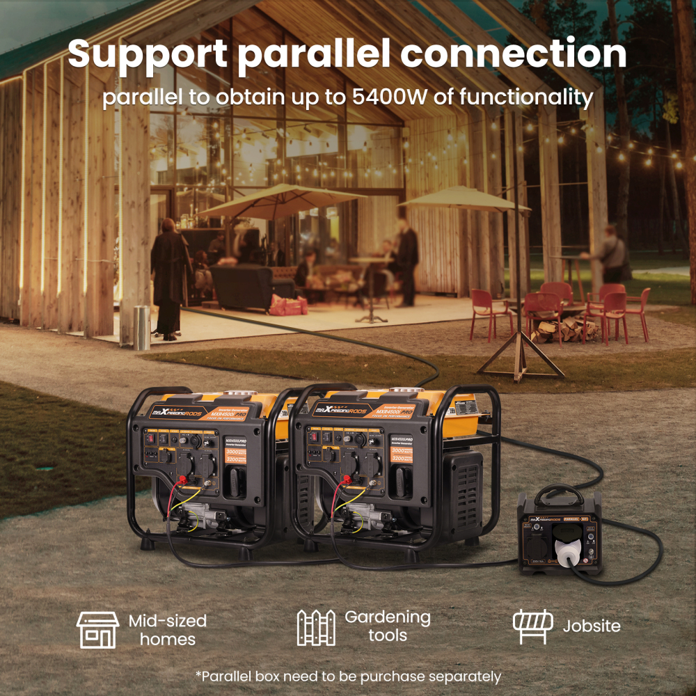 Generatore Di Corrente 3KW 4 tempi 23.5kg ECO Silenzioso Generatore inverter