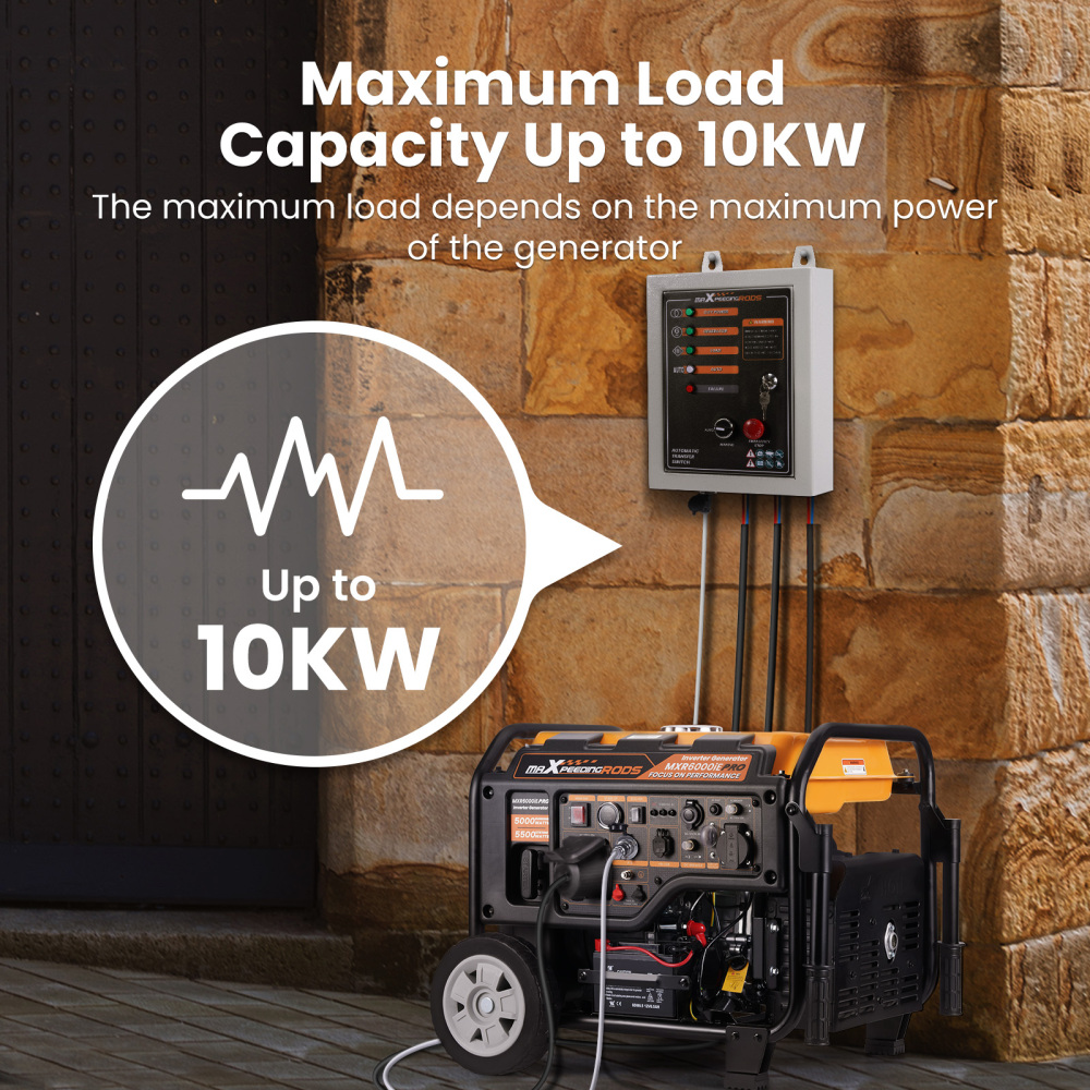 Generator Inverter Petrol Portable 5500w 5.0kva Parallel+eco With ATS 7 Pin