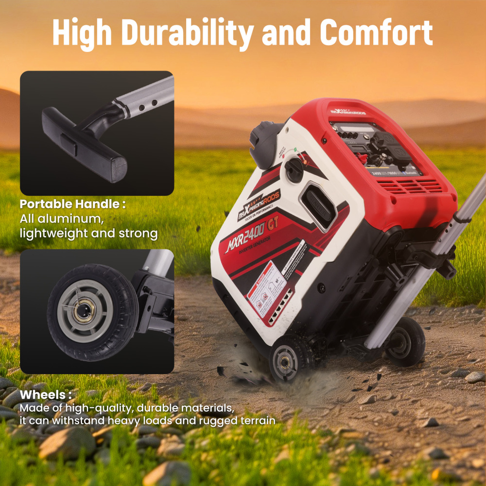 Generator Accessories Wheel and Handle Set for Maxpeedingrods MXR2300 MXR3500