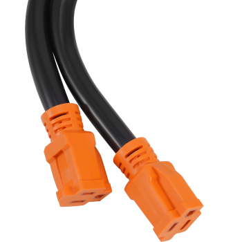 Generator Adapter Cord TT-30P to two 5-15R For MXR3500, MXR3800, MXR4800IE