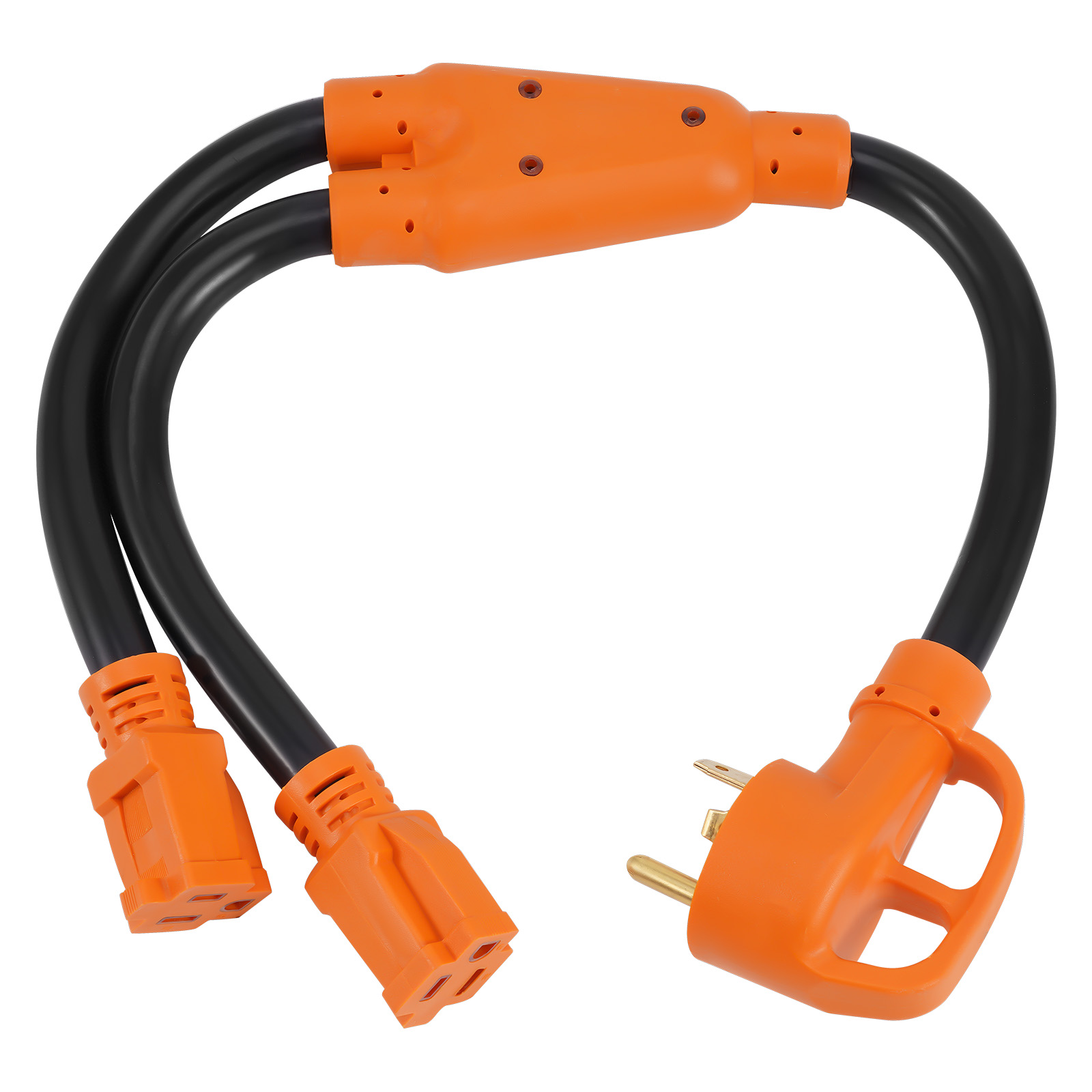 Generator Adapter Cord TT-30P to two 5-15R For MXR3500, MXR3800