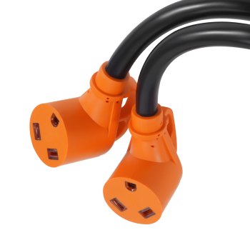 Generator Adapter Cord TT-30P to two TT-30R For MXR3500, MXR3800, MXR4800IE