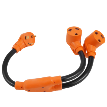 Generator Adapter Cord TT-30P to two TT-30R For MXR3500, MXR3800, MXR4800IE