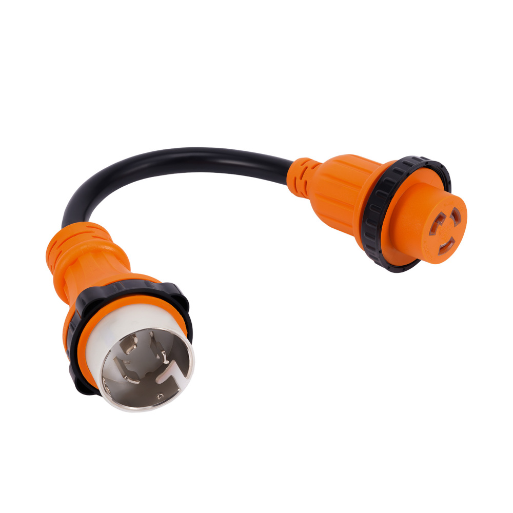 SS2-50P to L5-30R Heavy-duty Marine Power Adapter 50A to 30A 125/250V