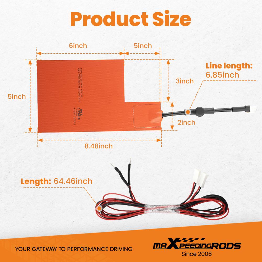 Battery Heater PadOil Heater Kit For Generac 7101 Air-Cooled Standby