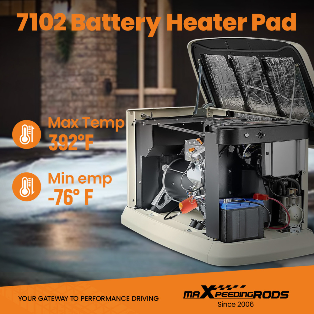 Battery Heater PadOil Heater Kit For Generac 7101 Air-Cooled Standby