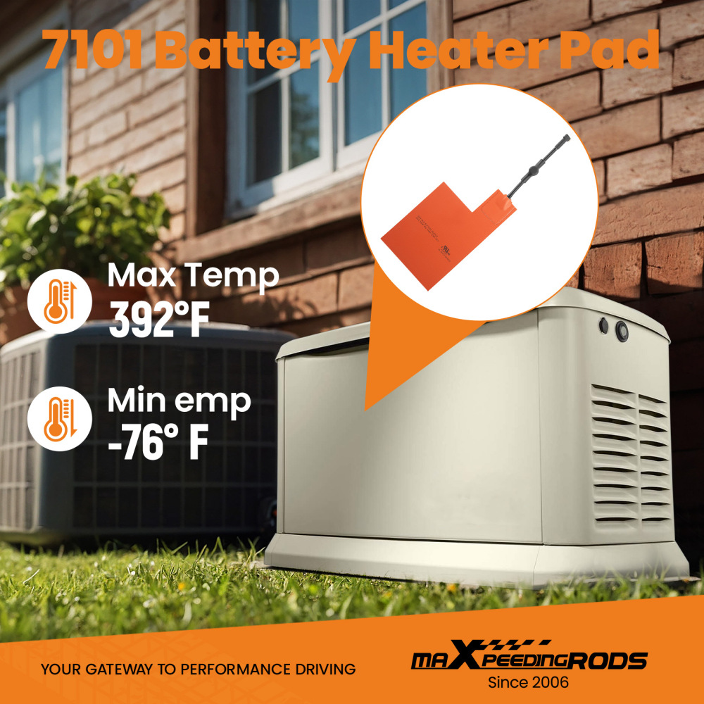 Battery Heater PadOil Heater Kit For Generac 7101 Air-Cooled Standby