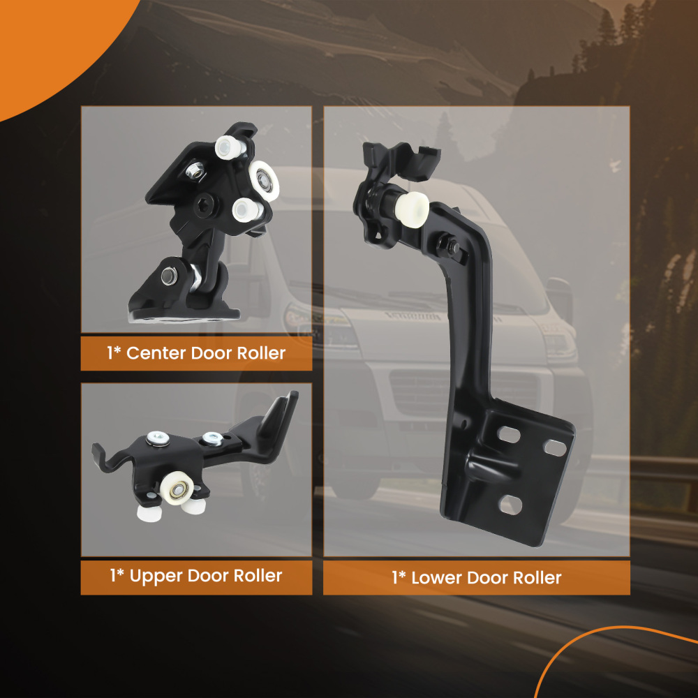 Right Passenger Sliding Door Roller Kit compatible for RAM ProMaster 3500 2014-2021
