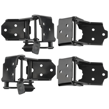 Door Hinges 4pcs Set Upper and Lower Hinge Kit compatible for Camaro Firebird 1970-1981