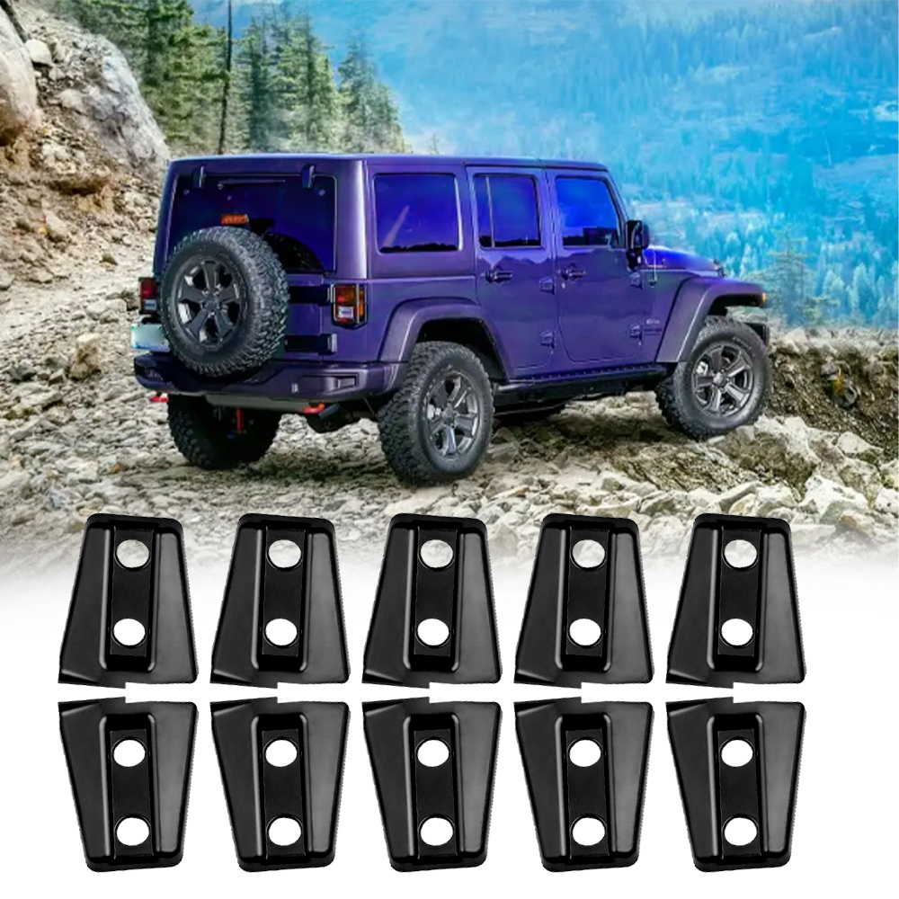 Hood Door Hinge Cover Unlimited Accessories compatible for Jeep Wrangler JK JKU Unlimited