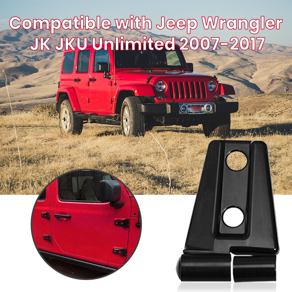 Hood Door Hinge Cover Unlimited Accessories compatible for Jeep Wrangler JK JKU Unlimited