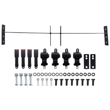4-Pack compatible for Golf Cart compatible for Seat Belt Kit for Club Car compatible for DS EZGO TXT compatible for Yamaha UTV Go Kart
