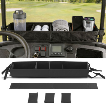 Adjustable compatible for Golf Cart Basket for Club Car compatible for EZGO TXT compatible for Yamaha Precedent compatible for DS G Series